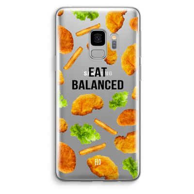 Eat Balanced: Samsung Galaxy S9 Transparant Hoesje