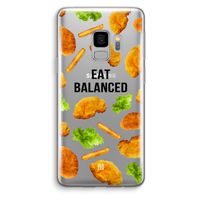Eat Balanced: Samsung Galaxy S9 Transparant Hoesje