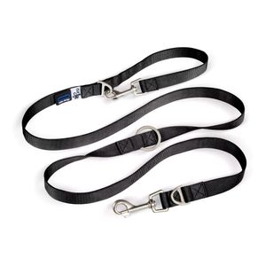 Curli Adjustable Leash Nylon - 200 x 2 cm - Zwart