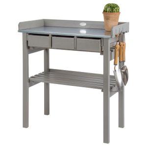 Esschert Design tuinwerktafel grijs CF29G