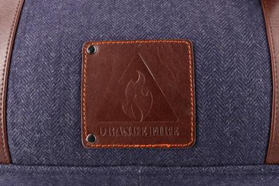 Tweed Duffle Bag - Blauw/Bruin | Peaky Blinders