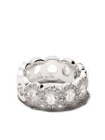 David Morris bague Rose Cut Half Eternity en or blanc 18ct - Argent - thumbnail