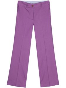 Alysi pantalon de costume à plis marqués - Violet