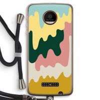 Baar B: Motorola Moto Z Force Transparant Hoesje met koord