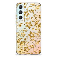 Samsung Galaxy S23 FE TPU Case Gouden Bloemen