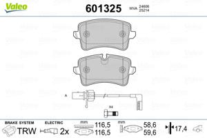 Valeo Remblokset 601325