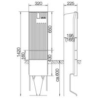 ABN SL142P Aansluitzuil Inhoud: 1 stuk(s)