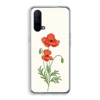 Red poppy: OnePlus Nord CE 5G Transparant Hoesje