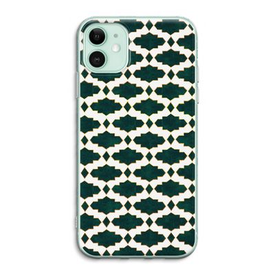 Moroccan tiles: iPhone 11 Transparant Hoesje