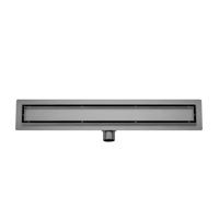 Douchegoot met Tegelrooster en Flens Wiesbaden Suus 80x7 Cm Gunmetal