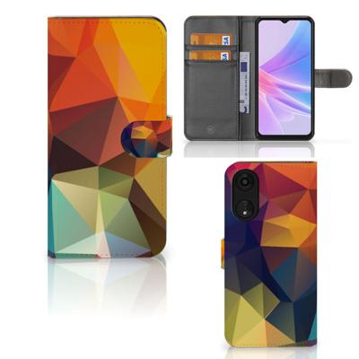 OPPO A78 5G | A58 5G | Book Case | Polygon Color