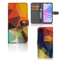 OPPO A78 5G | A58 5G | Book Case | Polygon Color