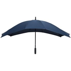 , Duoparaplu Glasfiber (Marineblauw)