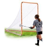 VEVOR Lacrosse-doel, 1,82 m x 1,82 m Lacrosse-net, stalen frame Lacrosse-trainingsuitrusting voor in de achtertuin, draagbaar Lacrosse-doel met draagtas, snelle en eenvoudige installatie, perfect voor training