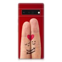 Google Pixel 6 Pro | Sillicone Back Cover | Liefde - Origineel Romantisch Cadeau