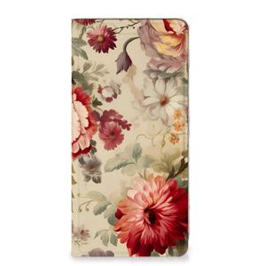 Smart Cover voor Samsung Galaxy A35 Bloemen