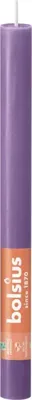 Bolsius dinerkaars rustiek shine 27cm vibrant violet
