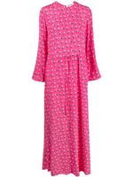 DVF Diane von Furstenberg robe imprimée Sydney à coupe longue - Rose - thumbnail