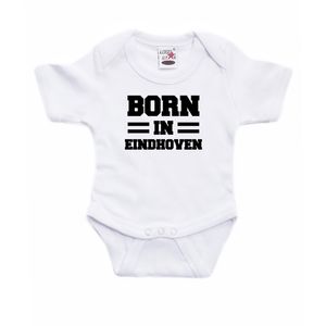 Born in Eindhoven kraamcadeau rompertje wit jongens en meisjes 92 (18-24 maanden)  -