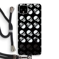Musketon Skulls: Pixel 4 XL Transparant Hoesje met koord