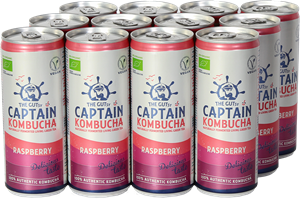 Captain Kombucha Raspberry (12 x 250 ml)
