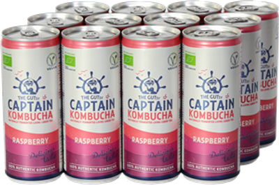 Captain Kombucha Raspberry (12 x 250 ml)