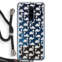 Zwanen: OnePlus 7 Pro Transparant Hoesje met koord