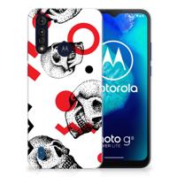 Silicone Back Case Motorola Moto G8 Power Lite Skull Red Silicone Back Case Motorola Moto G8 Power Lite Skull Red