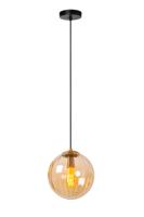 Lucide MONSARAZ - Hanglamp - Ø 25 cm - 1xE27 - Amber