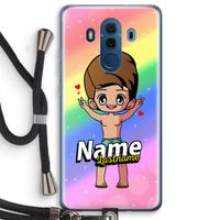 Chibi Maker man: Huawei Mate 10 Pro Transparant Hoesje met koord
