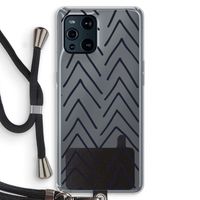 Marrakech Arrows: Oppo Find X3 Pro Transparant Hoesje met koord