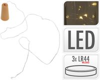 Flessenstopper met 8 LED Kerst Nampook - Nampook