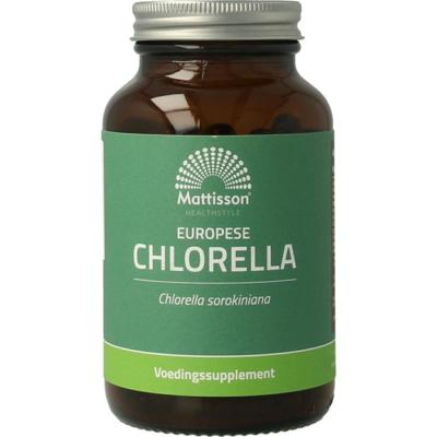 Mattisson Europese chlorella capsules 775mg bio