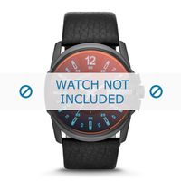 Horlogeband Diesel DZ1657 Leder Zwart 27mm - thumbnail