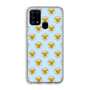 Leeuwenkoppen: Samsung Galaxy M31 Transparant Hoesje