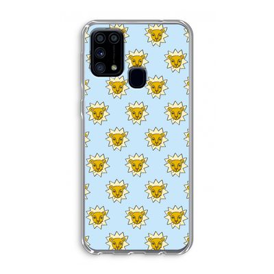 Leeuwenkoppen: Samsung Galaxy M31 Transparant Hoesje