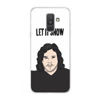 Let It Snow: Samsung Galaxy A6 Plus (2018) Transparant Hoesje