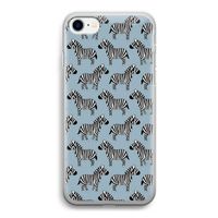 Zebra: iPhone SE 2020 Transparant Hoesje