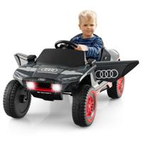 Audi Elektrische Auto voor Kinderen 12 V Elektrische Kinderauto met Afstandsbediening 4 Veringen Elektrisch Voertuig voor Kinderen Grijs