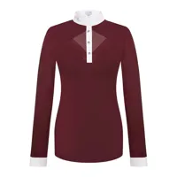 Fair Play Cathrine lm Wedstrijdshirt bordeaux maat:40