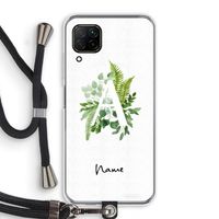 Green Brush: Huawei P40 Lite Transparant Hoesje met koord