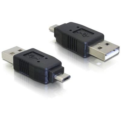 Delock USB 2.0 Adapter [1x Micro-USB 2.0 B stekker - 1x USB-A 2.0 stekker] 65036