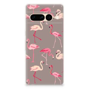 Google Pixel 7 Pro TPU Hoesje Flamingo