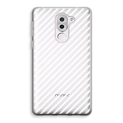 Strepen zwart-wit: Honor 6X Transparant Hoesje