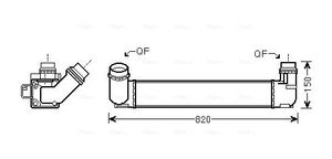 Intercooler, inlaatluchtkoeler RT4564