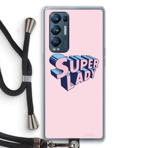 Superlady: Oppo Find X3 Neo Transparant Hoesje met koord
