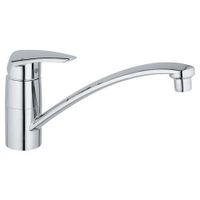 GROHE Eurodisc Keukenkraan - laag - draaibare uitloop - chroom 33770001