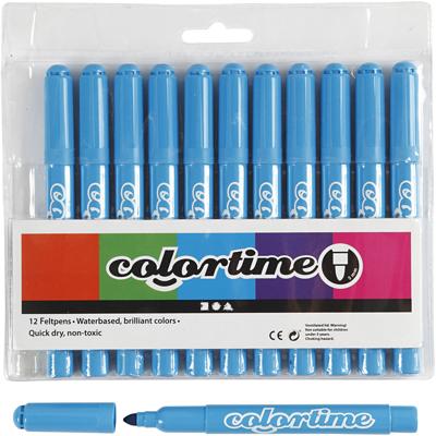 Creativ Company Lichtblauwe jumbo stiften, 12st.