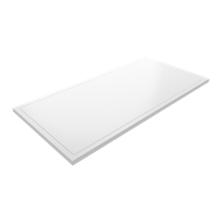 Balmani Endless douchebak 180 x 90 cm Solid Surface mat wit