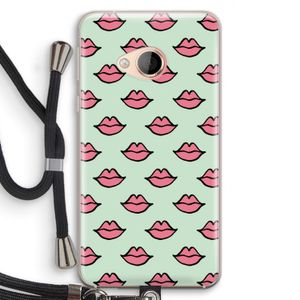Lipjes: HTC U Play Transparant Hoesje met koord